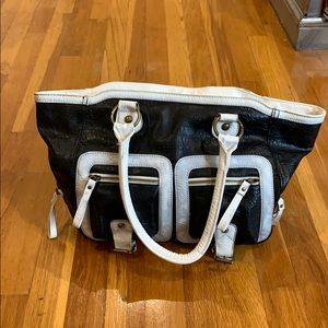 Vintage Black and White Tote Bag